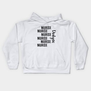 Dialysis Nephrology Registered Kidney RN Matching Hemodialysis Team Week Kids Hoodie